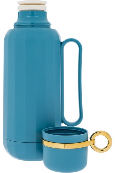 rexa Timeless thermos, 1 liter, thermal glass inner container, plastic outer shell - green