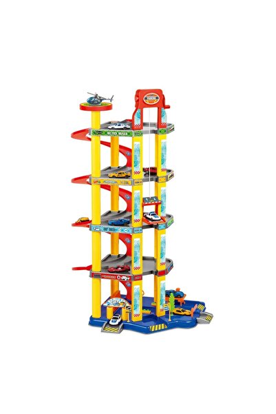 OEM Set de joaca parcare cu 4 masinute