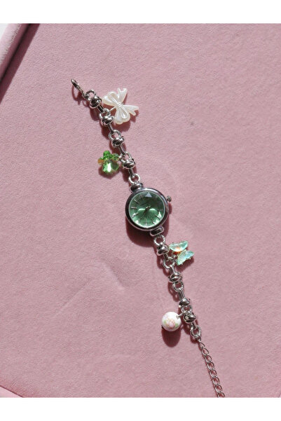 Reorah Collection Green Flutter Saat