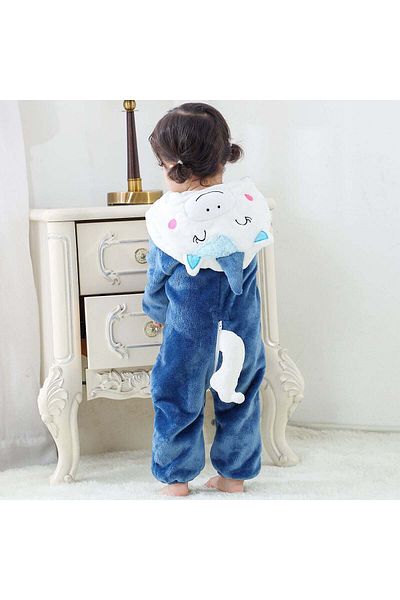 WildFashion Kigurumi pajamas for babies, jumpsuit type, made of soft and fluffy material CLD146-441