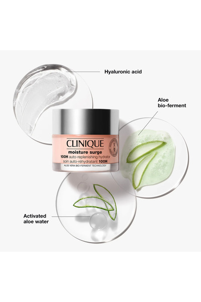 Clinique Moisture Surge 100H Auto-Replenishing Hydrator, 50 ml-Gel Crema Intens Hidratanta