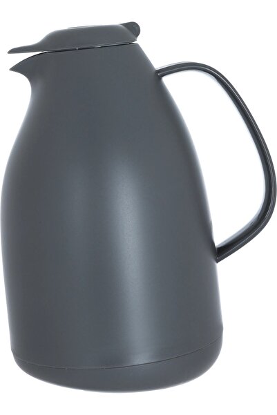 rexa Elegance Penguin Thermos, 1 liter, glass inner container, plastic outer shell - dark grey