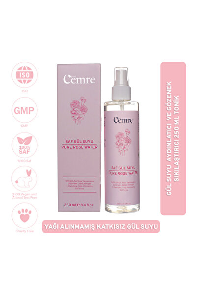 Awe Cemre GÜL SUYU 250 ML (YAĞI ALINMAMIŞ 1. DİSTİLASYON)