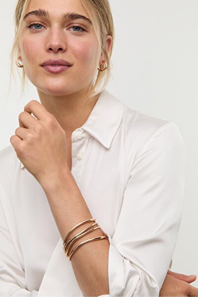 Stradivarius Basic satin shirt