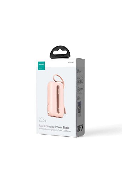 Joyroom JR-L012 Plus 22.5W Mini Colorful Power Bank with 2 Built-in Cables and 20000mAh Capacity