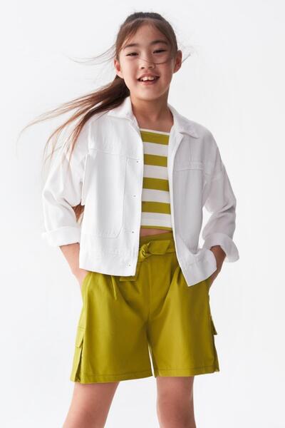 NK Girl's Elite Jacket 8-14 Years White