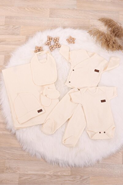 kidello Ecru 7-Piece Hospital Discharge Set with Report