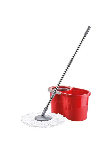 Teox Mop rotativ din microfibră, fără pedală, multicolor