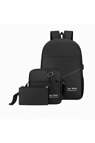 ROHS Multifunctional Backpack 3 in 1 Black, Business & Travel, Laptop 15.6", USB, Waterproof