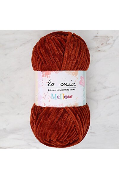 Marsilyan La Mia Mellow Red Brown Hand Knitting Lanyard - 934 - 34171