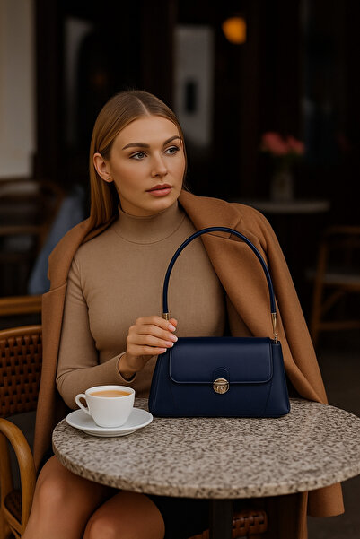 Handley Πολυτελής κομψή κλασική τσάντα ώμου