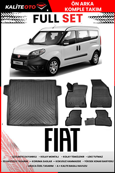 ko kaliteoto Fiat Doblo Maxi 2010-2011-2012-2013-2014-2015 Model Bagaj Havuzu...