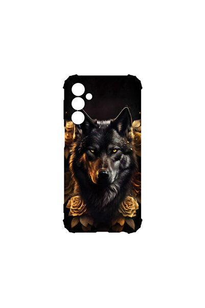bestcase Carcasă spate antișoc pentru Samsung Galaxy A55 5G, Golden Wolf, AS 1102