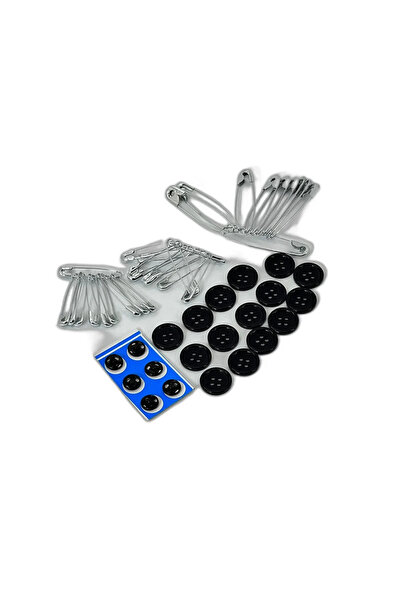 Germag Set de accesorii de croitorie – ace de siguranță, nasturi și capse, practice și durabile