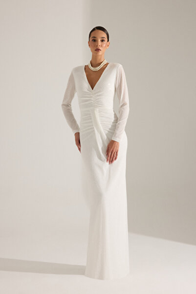 BETTY & SAM GIUSEPPINA BEYAZ ELBİSE