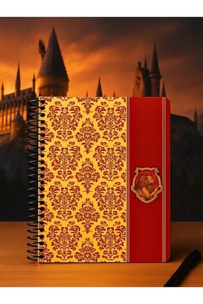 Lexi Bella Lion Character Themed Spiralbound Checkered Notebook 80 Sheets Suitable for Student and Office Use