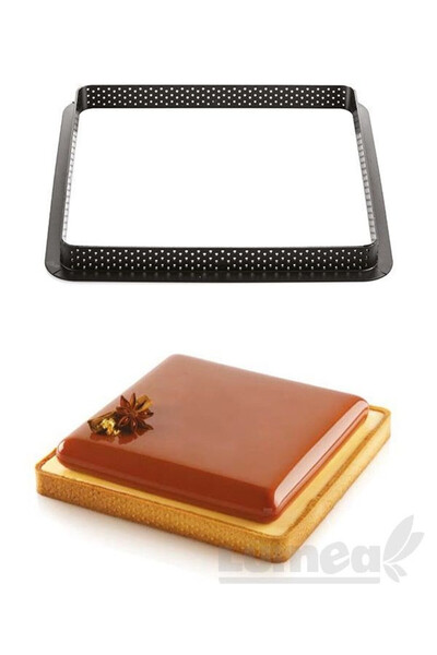 Lumea Forma "Tarte Ring Square", 20 cm - SilikoMart