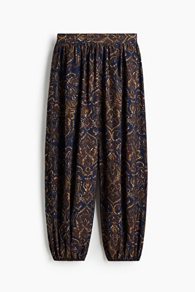 H&M Balon Paçalı ve Desenli Pantolon