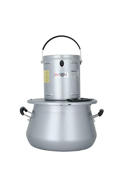 Edison Electric Cooking Pot, 10 Liter, 100 Watt, With Teflon - Silver