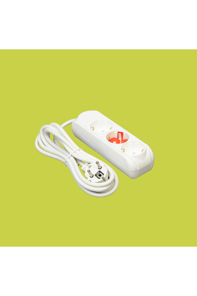 Almera - 3 'LÜ TOPRAKLI 5 MT KABLOLU GRUP PRİZ