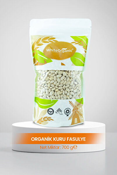 White Organic Organik Kuru Fasulye 700 Gr