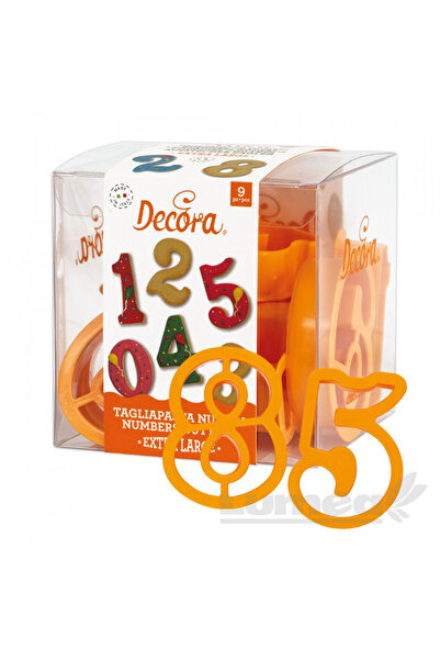 Lumea Комплект резци за големи числа, 9 части - Decora
