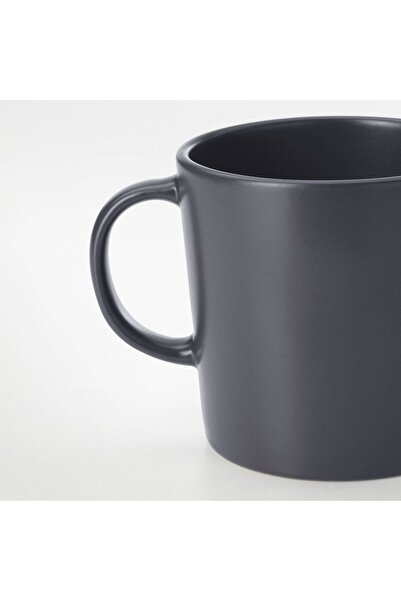 IKEA DINERA Mug, dark grey, 30 cl
