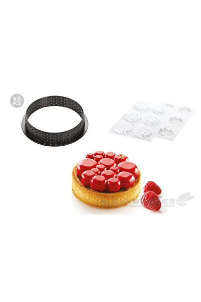 Lumea Forma "Tarte Ring Paradis" 80mm, 6 buc. - SilikoMart