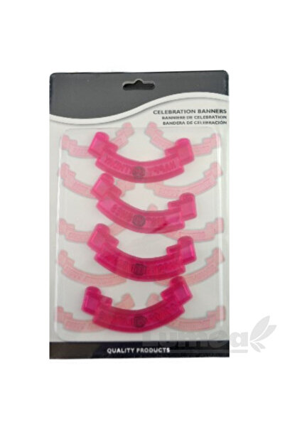 Lumea Комплект резачки за декорация с панделка за годишнина, 4 броя -