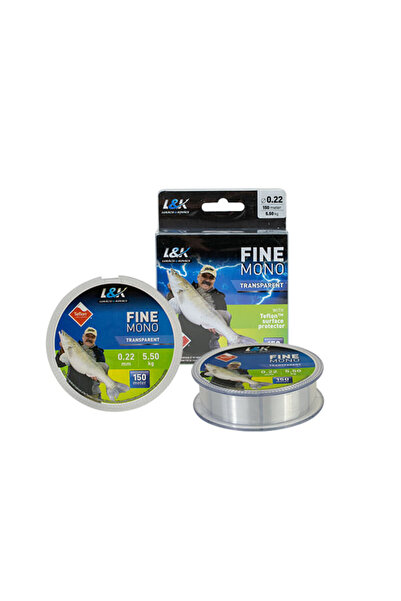 EnergoTeam L&K Διαφανής μονόινα πετονιά ψαρέματος 150M