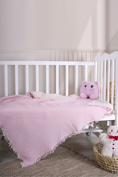 Cottonin Home بطانية أطفال من الموسلين 4 طبقات، 100% قطن، معتمدة من OEKO-TEX ...