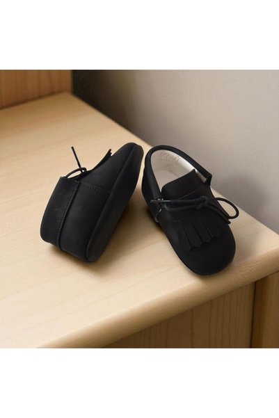 Çago kids Baby Loafer Shoes Ankle Hidden Lace-Up Adjustable