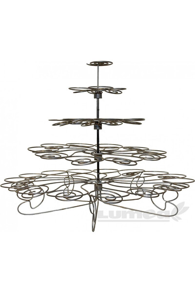 Lumea Suport pentru briose, cu 5 nivele, argintiu - Wilton