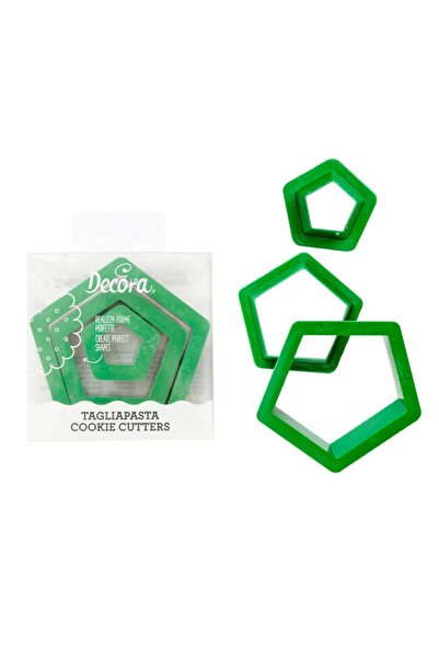 Lumea Set decupatoare Pentagon, 3 buc. - Decora