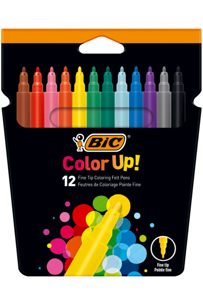 Bic Markere de colorat Color Up Bic, 12 culori/cutie