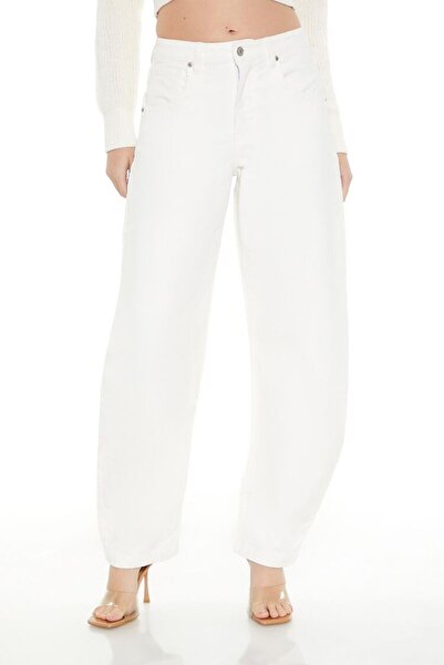 Forever 21 Kadife Baggy Barrel Pantolon