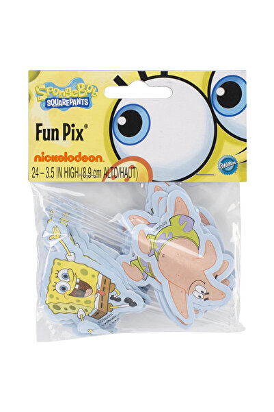 Lumea Spongebob si Patrick topper pentru briose 24 buc. - Wilton