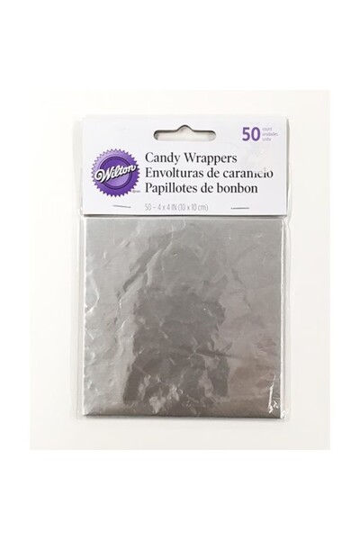 Lumea Folii Argintiu metalizat pentru ambalarea alimentelor 50 buc. - Wilton