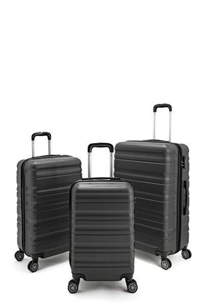 Cambridge Polo Club Abs Baklava Desenli Valiz Seti