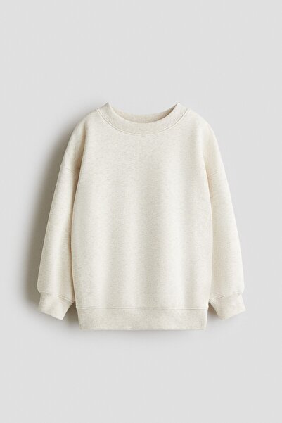 H&M İçi Tüylü Oversize Sweatshirt