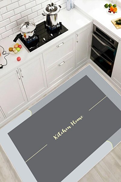 Pelura Halı Dijital Baskılı Dekoratif Kaymaz Taban Yıkanabilir Kitchen Home M...