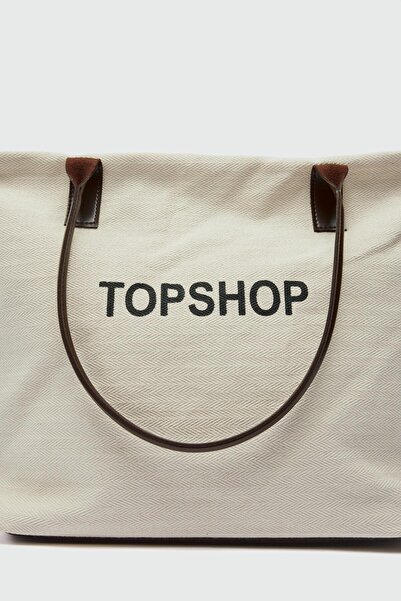 Shule Bags Poches Canvas Big Size Shoulder Bag Brown