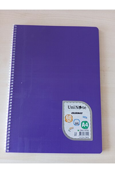 KIZILELMADA Uni Note Colormaxi 60 Sheets Large Size Checkered Spiral Notebook – for Lectures and Notes