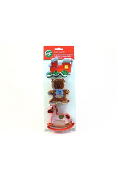 Lumea Set decupatoare Urs, calut pe balansoare si tren - Wilton