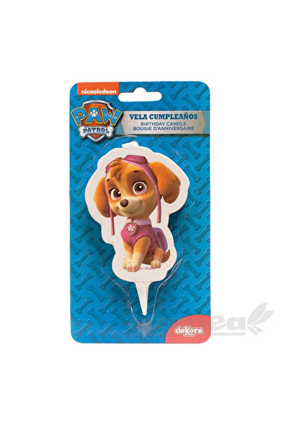 Lumea Lumanare aniversara "Paw Petrol", 2D - Skye - deKora