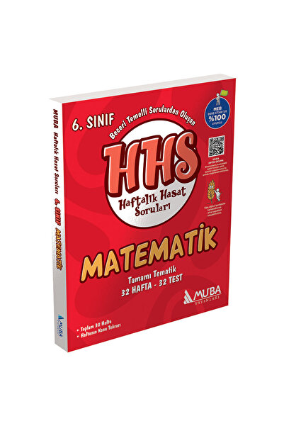 Bi bigelio 6.Sınıf Matematik Haftalık Hasat Soruları (HHS) Muba Yayınları
