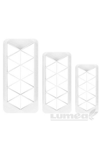 Lumea Комплект триъгълни текстурни резачки - PME