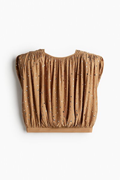 H&M Suni Elmas İşlemeli Üst