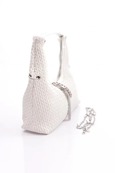AYK'S White Women's Shoulder Bag Ccs London 17331 Bag