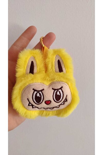 FAMEMUS ACCESSORY سلسلة مفاتيح لابوبو من القطيفة 10 سم